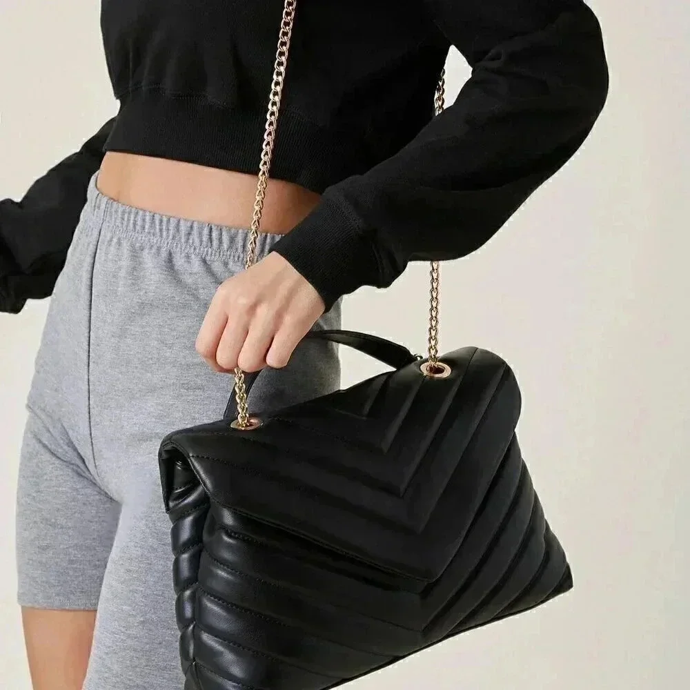 Black Elegant Women's Shoulder Bag